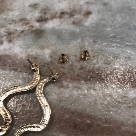 NEW ~ 2 PAIRS ~ 🐍 SNAKE STUD EARRINGS - Picture 6 of 10